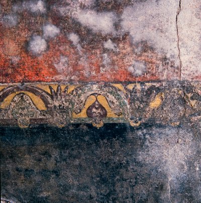 Detalje af væggen af Unknown